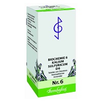BIOCHEMIE 6 Kalium sulfuricum D 6 Tabletten - 200Stk - Schüßler Salze Bombastus