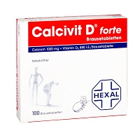 CALCIVIT D forte Brausetabletten - 100Stk - Für Haut, Haare & Knochen
