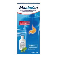 MAALOXAN 25 mVal Suspension - 250ml - Entgiften-Entschlacken-Entsäuern
