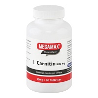 MEGAMAX L-Carnitin 1000 mg Tabletten - 60Stk