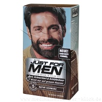 JUST for men Brush in Color Gel schwarz - 28.4ml - Bartpflege
