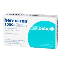 BEN-U-RON 1.000 mg Suppositorien - 10Stk - Grippe & Fieber