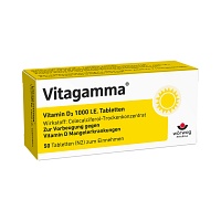 VITAGAMMA Vitamin D3 1.000 I.E. Tabletten - 50Stk - Abwehrkräfte