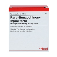 PARA BENZOCHINON Injeel forte Ampullen - 10Stk