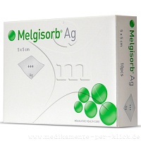 MELGISORB Ag Verband 5x5 cm - 10Stk