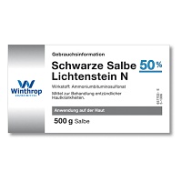 SCHWARZE SALBE 50% Lichtenstein N - 500g