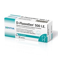 D FLUORETTEN 500 Tabletten - 90Stk - Iod & Fluor