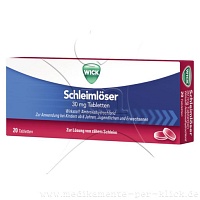 WICK Schleimlöser 30 mg Tabletten - 20Stk - Hustenlöser