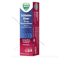 WICK Schleimlöser 30 mg Brausetabletten - 20Stk - Hustenlöser