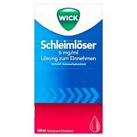 WICK Schleimlöser 6 mg/ml Lösung zum Einnehmen - 100ml - Hustenlöser