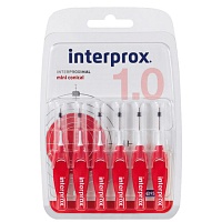 INTERPROX reg miniconical rot Interdentalb.Blis. - 6Stk - Dentaid