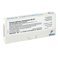 PRUNUS SPINOSA SUMMITATES Rh D 3 Ampullen - 8X1ml