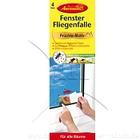 AEROXON Fenster Fliegenfalle Früchte - 4Stk
