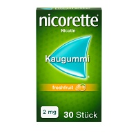 NICORETTE Kaugummi 2 mg freshfruit - 30Stk - Raucherentwöhnung
