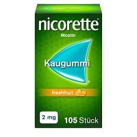 NICORETTE Kaugummi 2 mg freshfruit - 105Stk - Raucherentwöhnung