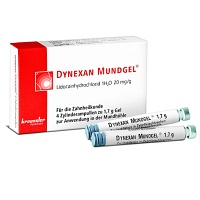 DYNEXAN Mundgel Zylinderampullen - 4X1.7g - Zahn- & Mundpflege