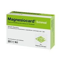 MAGNESIOCARD 5 mmol Plv.z.Her.e.Lsg.z.Einnehmen - 20Stk