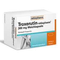 TROXERUTIN-ratiopharm 300 mg Weichkapseln - 50Stk - Stärkung für die Venen