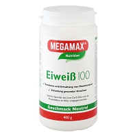 EIWEISS 100 Neutral Megamax Pulver - 400g - Für Sportler