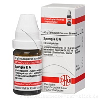 SPONGIA D 6 Globuli - 10g - R - T