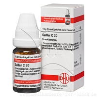 SULFUR C 30 Globuli - 10g - R - Z