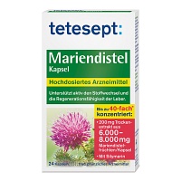 TETESEPT Mariendistel-Kapseln - 24Stk - Leber & Galle