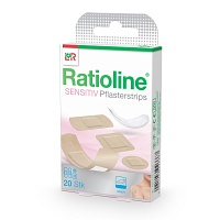 RATIOLINE sensitive Pflasterstrips in 4 Größen - 20Stk - Pflasterstrips