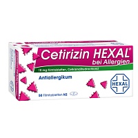CETIRIZIN HEXAL Filmtabletten bei Allergien - 50Stk - Allergien