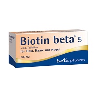 BIOTIN BETA 5 Tabletten - 50Stk - Vitamine & Stärkung