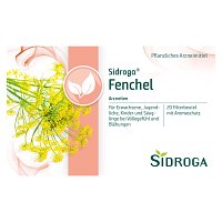 SIDROGA Fenchel Tee Filterbeutel - 20X2.0g - Magen, Darm & Leber
