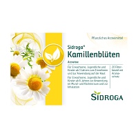 SIDROGA Kamillenblüten Tee Filterbeutel - 20X1.5g - Magen, Darm & Leber