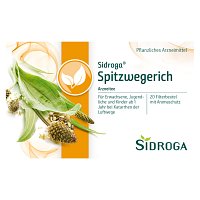 SIDROGA Spitzwegerich Tee Filterbeutel - 20X1.4g - Erkältung