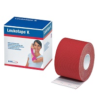 LEUKOTAPE K 2,5 cm rot - 1Stk