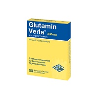 GLUTAMIN VERLA überzogene Tabletten - 50Stk - Stärkung für das Gedächtnis