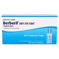 BERBERIL Dry Eye EDO Augentropfen - 10X0.6ml - gereizte Augen