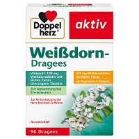 DOPPELHERZ Weißdorn Dragees - 90Stk - Herz-Kreislauf