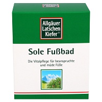 ALLGÄUER LATSCHENK. Sole Fußbad - 10X10g - Fuß- & Nagelpflege