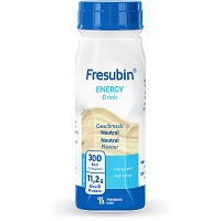 FRESUBIN ENERGY DRINK Neutral Trinkflasche - 4X200ml - Trinknahrung & Sondennahrung
