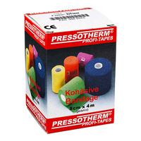 PRESSOTHERM Kohäsive Bandage 8 cmx4 m blau - 1Stk - Tape & Fixierverbände