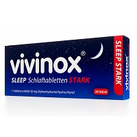 VIVINOX Sleep Schlaftabletten stark - 20Stk - Unruhe & Schlafstörungen