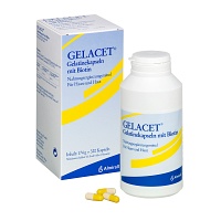 GELACET Gelatinekapseln mit Biotin - 320Stk - Für Haut, Haare & Knochen