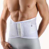 BORT VarioBasic Rückenbandage m.Pelotte M weiß - 1Stk