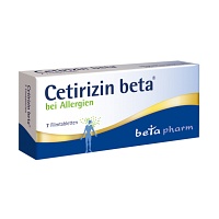 CETIRIZIN beta Filmtabletten - 7Stk - Allergien