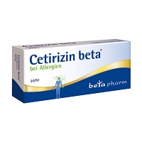 CETIRIZIN beta Filmtabletten - 20Stk - Allergien