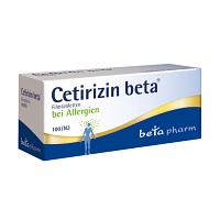 CETIRIZIN beta Filmtabletten - 100Stk - Allergien