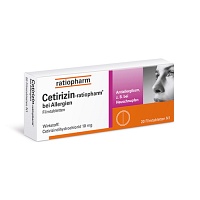 CETIRIZIN-ratiopharm bei Allergien 10 mg Filmtabl. - 20Stk - Allergien