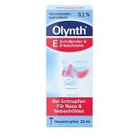 OLYNTH 0,1% für Erwachsene Nasentropfen - 10ml - Nase frei