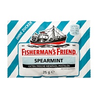 FISHERMANS FRIEND Spearmint ohne Zucker Pastillen - 25g