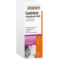 CETIRIZIN-ratiopharm Saft - 150ml - Allergien