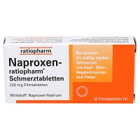 NAPROXEN-ratiopharm Schmerztabl. Filmtabletten - 10Stk - Regelschmerzen